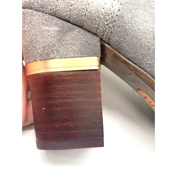 Lucca Lane Jadia Block-Heel Ankle Booties, Size 6, M, Dark Gray - Picture 6 of 14